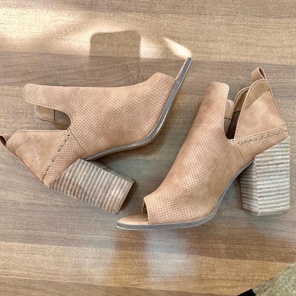 Dolce Vita Open Toe Booties